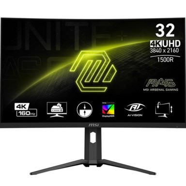 MSI Monitor MAG 321CUP 80 cm (31,5") UHD VA 160Hz 1ms zakrivljeni